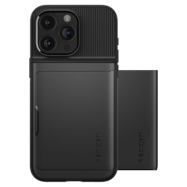 Калъф Spigen Slim Armor CS за iPhone 15 Pro Max, Black