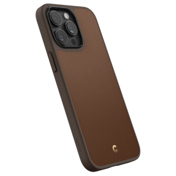 Калъф Spigen Cyrill Kajuk Mag Magsafe за iPhone 15 Pro Max, Saddle Brown