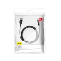 Кабел Baseus Halo Data USB/micro USB LED 2A 2M, Черен