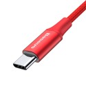 Кабел Baseus Rapid USB Type C, LED,2A 2m, Червен