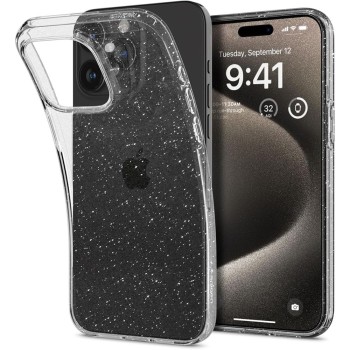 Калъф Spigen Liquid Crystal за iPhone 15 Pro Max, Glitter Crystal