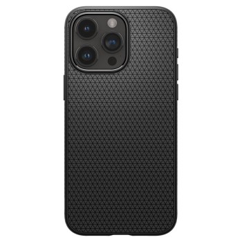 Калъф Spigen Liquid Air за iPhone 15 Pro, Matte Black