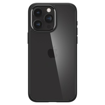 Калъф Spigen Ultra Hybrid за iPhone 15 Pro, Matte Black