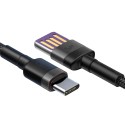 Кабел Baseus Cafule HW Quick Charging Data USB Double-sided/ Type-C 40W 1M, Черен