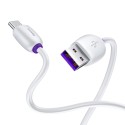 Кабел Baseus Purple Ring HW USB/Type-C 40W 1M, Бял