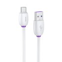Кабел Baseus Purple Ring HW USB/Type-C 40W 1M, Бял