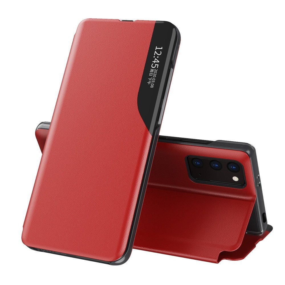 Калъф Eco Leather View Book за Xiaomi Poco M3 red