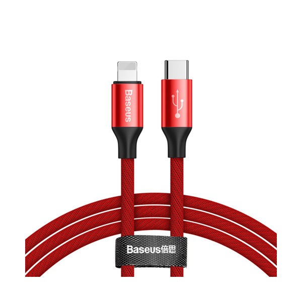 Кабел Baseus Yiven USB-C / Lightning 2A 2M, Червен