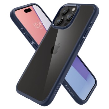 Калъф Spigen Ultra Hybrid за iPhone 15 Pro Max, Navy Blue
