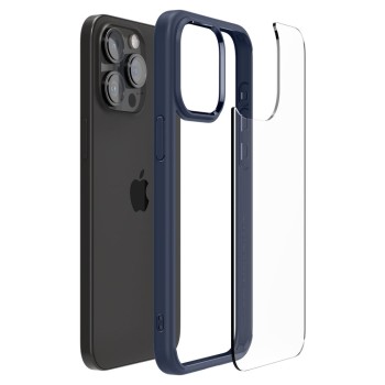 Калъф Spigen Ultra Hybrid за iPhone 15 Pro Max, Navy Blue