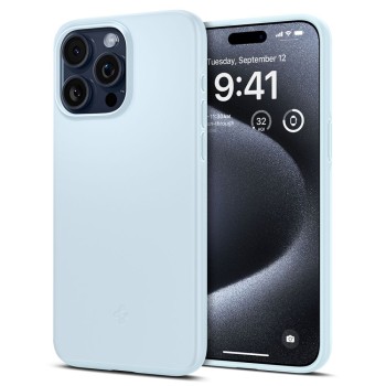 Калъф Spigen Thin Fit за iPhone 15 Pro, Mute Blue