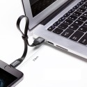 Кабел Baseus Nimble Flat USB / Lightning 2A 0,23M, Черен