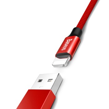 Кабел Baseus Yiven USB / Lightning 1,8M, Червен