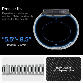 Каишка Spigen Modern Fit Band за Samsung Galaxy Watch 6 Classic, 47mm, Silver