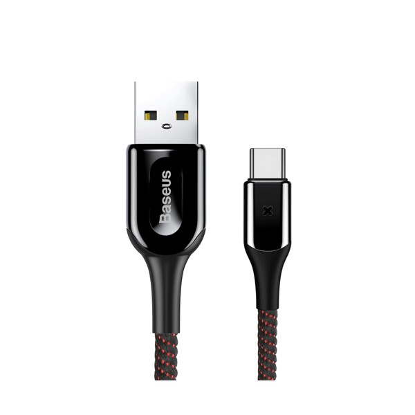 Кабел Baseus X-Type USB / USB-C 3A 1M QC 3.0, Черен