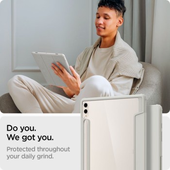Калъф Spigen Ultra Hybrid ”Pro” за Samsung Galaxy Tab S9+ Plus 12.4" X810 / X816B, Grey