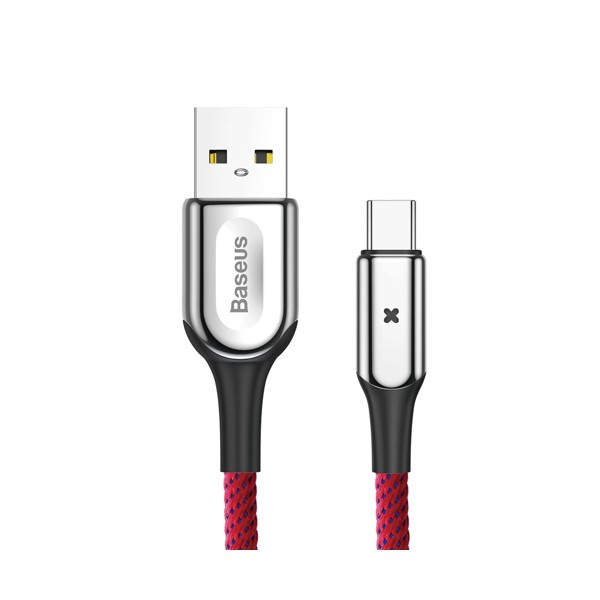 Кабел Baseus X-Type USB / USB-C 3A 1M QC 3.0, Червен