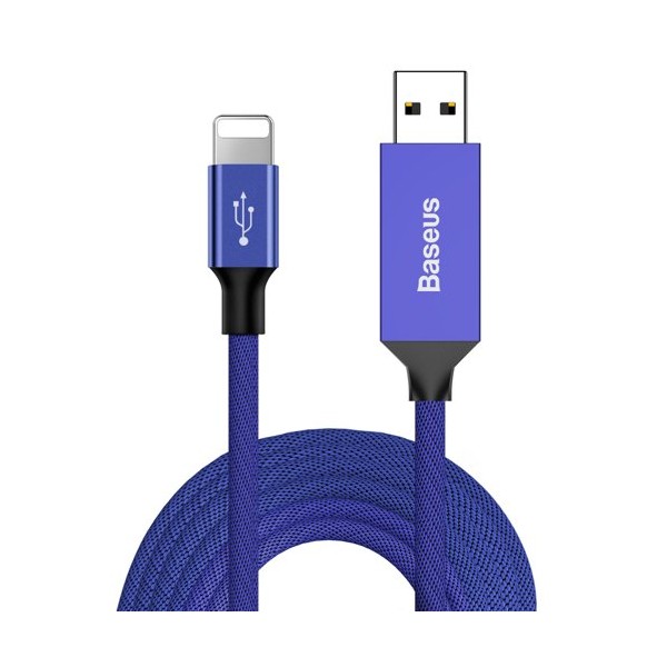 Кабел Baseus Artistic USB / Lightning, Син