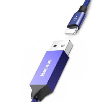 Кабел Baseus Artistic USB / Lightning, Син