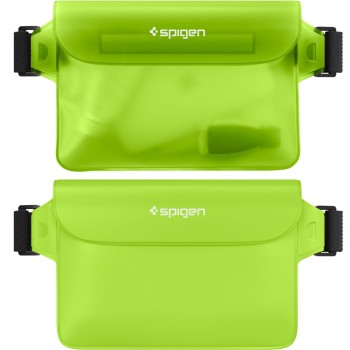 Калъф Spigen A620 Universal, Waterproof, Waist Bag, 2-Pack, Универсален, Cactus Green