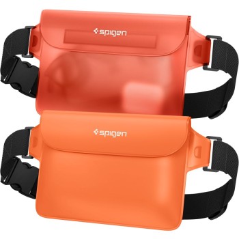 Калъф Spigen A620 Universal, Waterproof, Waist Bag, 2-Pack, Универсален, Sunset Orange