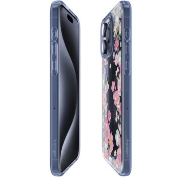 Калъф Spigen Liquid Crystal за iPhone 15 Pro, Blossom