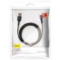 Кабел Baseus Halo Data USB / USB-C LED  3A 1M, Черен