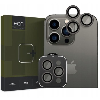 Протектор за камера Hofi Camring Pro+ за iPhone 15 Pro / 15 Pro Max, Black