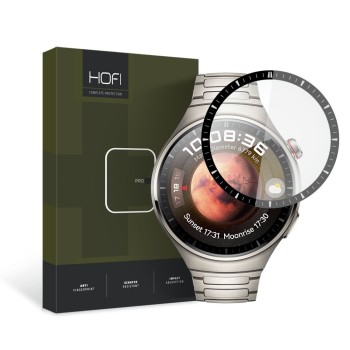 Стъклен протектор Hofi Hybrid Pro+ за Huawei Watch 4 Pro, 48mm, Black