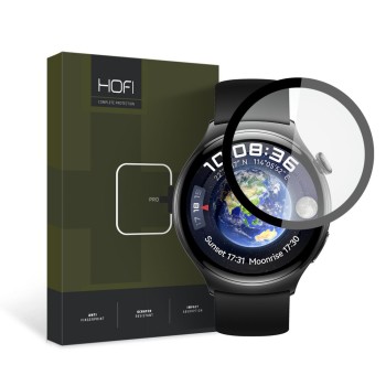 Стъклен протектор Hofi Hybrid Pro+ за Huawei Watch 4, 46mm, Black