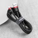 Кабел Baseus Cafule  USB / USB-C QC3.0 3A 0,5M , Черен