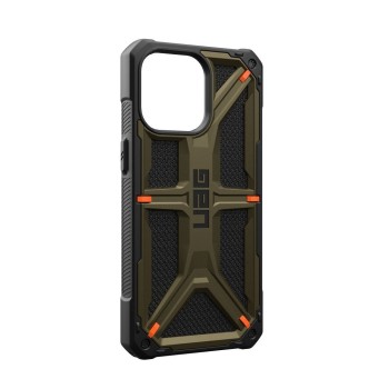 Калъф UAG Monarch за iPhone 15 Pro, Kevlar element, Green