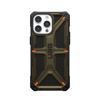 Калъф UAG Monarch за iPhone 15 Pro, Kevlar element, Green