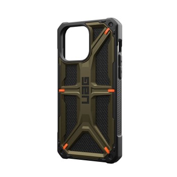 Калъф UAG Monarch за iPhone 15 Pro, Kevlar element, Green