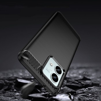 Калъф Tech-Protect TPUcarbon За Motorola Moto G84 5G, Black
