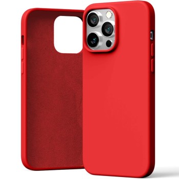 Калъф Mercury Orginal Silicone Series за iPhone 15 Pro Max, Red