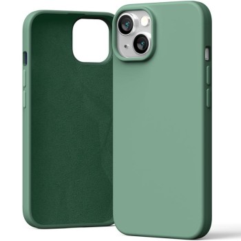 Калъф Mercury Orginal Silicone Series за iPhone 15 Plus, Green