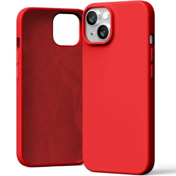Калъф Mercury Orginal Silicone Series за iPhone 15 Plus, Red