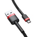 Кабел Baseus Cafule USB / micro USB QC3.0 2.4A 0.5M, Черен