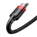 Кабел Baseus Cafule USB / micro USB QC3.0 2.4A 0.5M, Черен