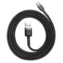 Кабел Baseus Cafule USB / micro USB QC3.0 2.4A 0.5M, Сив