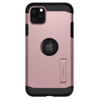 Spigen Tough Armor хибриден кейс с най-висока степен на защита Tech за iPhone 11 Pro Max, Rose Gold