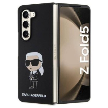 Калъф Karl Lagerfeld Hardcase Silicone Ikonik за Samsung Galaxy Z Fold 5, Black