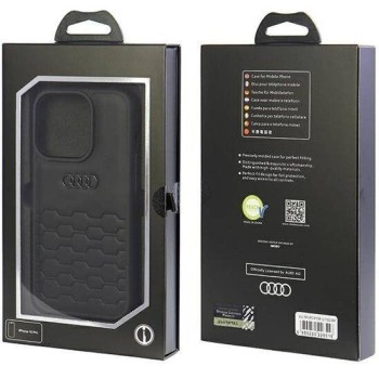 Калъф Audi GT Synthetic Leather За iPhone 15 Pro, Black