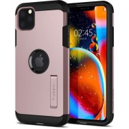 Spigen Tough Armor хибриден кейс с най-висока степен на защита Tech за iPhone 11 Pro Max, Rose Gold