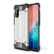 Калъф Hybrid Armor Case за Samsung Galaxy S20 silver