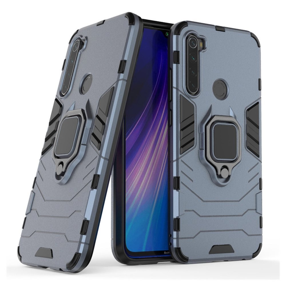 Ring Armor Case Kickstand за Xiaomi Redmi Note 8T blue