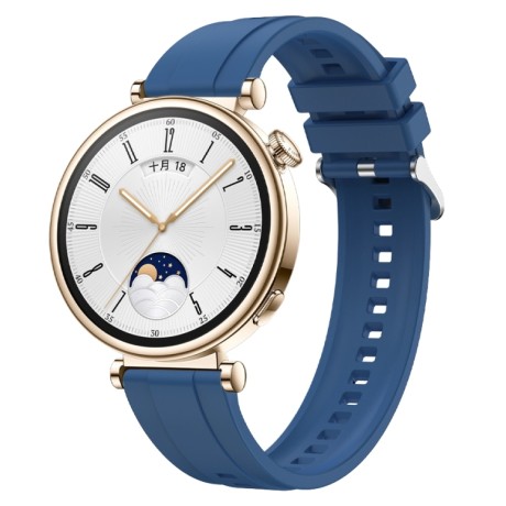 Каишка fixGuard Buckle Silicone Band за Huawei Watch GT4, 41mm, Blue