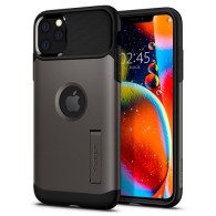 Spigen Slim Armor хибриден кейс с най-висока степен на защита за iPhone 11 Pro, Gunmetal