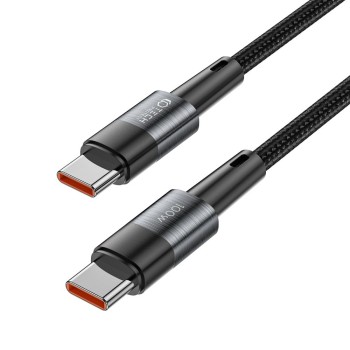 Кабел Tech-Protect UltraBoost, USB-C Към USB-C, PD 100W / 5A, 25CM, Grey
